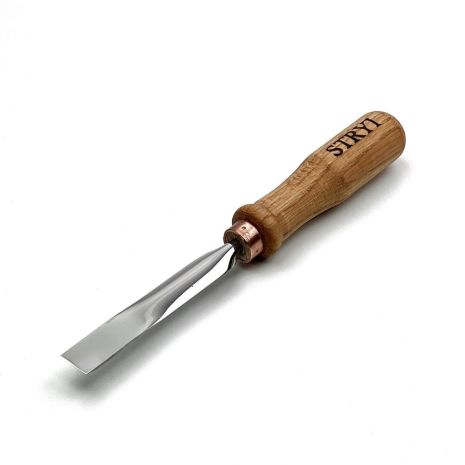 Стамеска плоская 15 мм для резьбы по дереву "STRYI" Profi