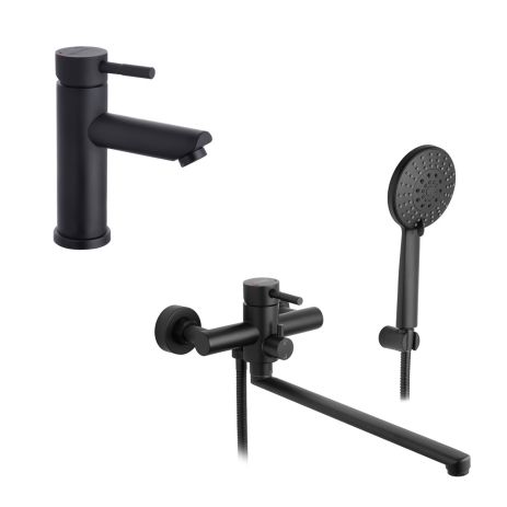 Набір змішувачів Kroner Edelstahl нескінченно-класичний SCH070 + змішувач SCH010