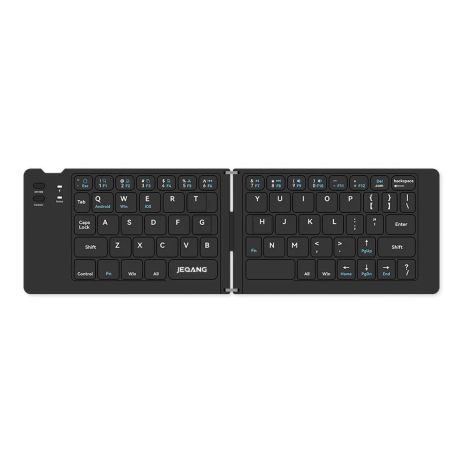 Бездротова клавіатура складана JEQANG JB-828 Foldable Bluetooth Чорний