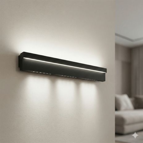 Настінне бра з 3 температурами Diasha 24W колір Чорний 9646/L BK