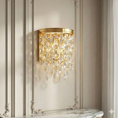 Світильник біля ліжка світлодіодний Diasha 10W колір Золотистий 582/B G