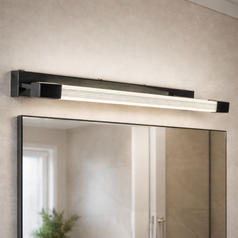 Настінне бра над дзеркалом Diasha 9W колір Чорний хром 9602/L