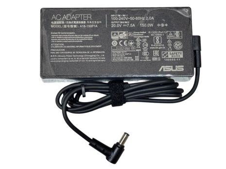 Блок живлення для ноутбука Asus 20V 7.5A 150W 6.0*3.7 мм прямокутний без кабеля 220V