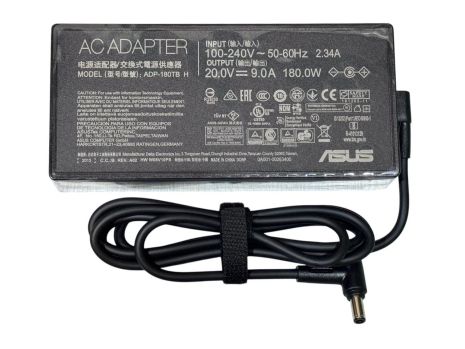 Блок живлення для ноутбука Asus 20V 9A 180W 6.0*3.7 мм прямокутний без кабеля 220V