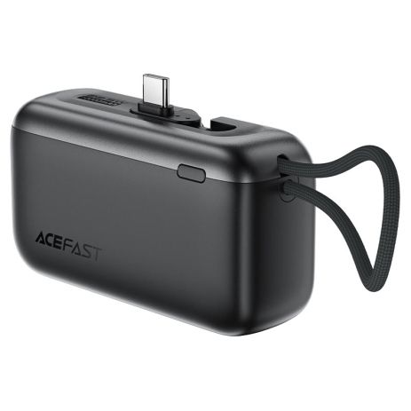 Повербанк ACEFAST M27-10000 22.5W power bank with USB-C port and cable Metal Gray