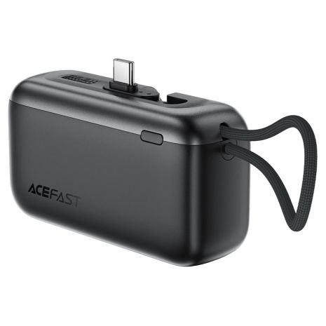 Повербанк ACEFAST M27-10000 22.5W Power Bank with USB-C port and cable Metal Gray