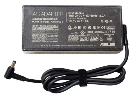 Блок живлення для ноутбука Asus 19.5V 11.8A 230W 6.0*3.7 мм прямокутний без кабеля 220V