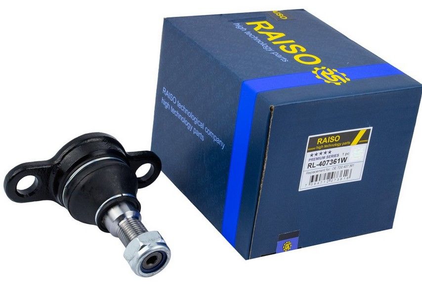 Шарова опора перед. (нижн.перед) Volkswagen Transporter T4 90-03 (Конус 20.5мм), RAISO (RL407361W) Шарова опора перед. (нижн.перед) Volkswagen Transporter T4 90-03 (Конус 20.5мм), RAISO (RL407361W)
