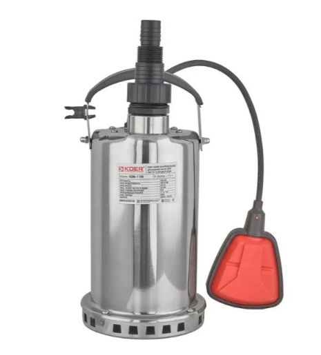 Насос дренажний Чехія KDN-1100 корпус нержавіюча сталь Н=10,5М, Q=13,5кбМ, P=1100 Вт