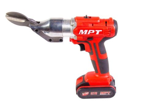 Аккумуляторные ножницы по металлу 21 В Li-ion 1.5 Ач, 2 скорости, 0.1-1 мм, с сумкой MASTERTOOL MCS2150.A1