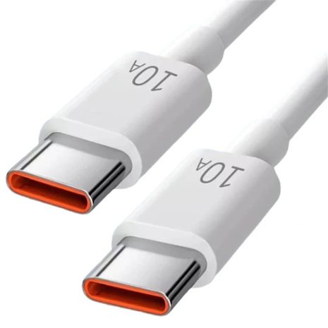 Кабель Type-C to Type-C 120w 10A 3m WHITE
