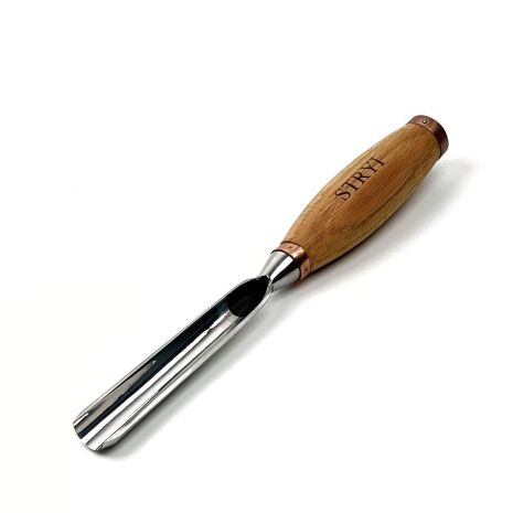 Стамеска ударно-силова півкругла 20мм для різьблення по дереву “STRYI” Profi профіль №9