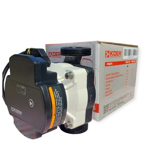Насос енергозберігаючий частотний KOER APE 25 8/130 для теплої підлоги в колектор із короткою базою 130 мм енергоощадний