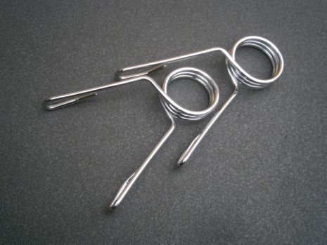 Замок хромированный пружинный для олимпийского грифа диаметром 50 мм 2 шт