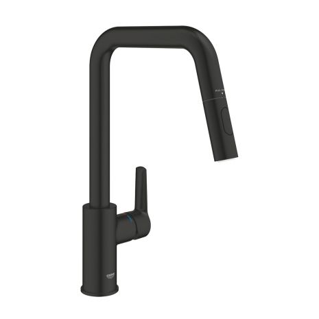 Змішувач для кухні з висувним виливом Grohe QuickFix Start 306312430