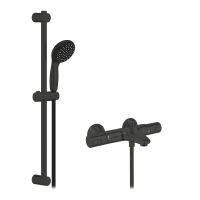 Смеситель термостатический для ванны Grohe QuickFix Precision Start Black UA303907T1