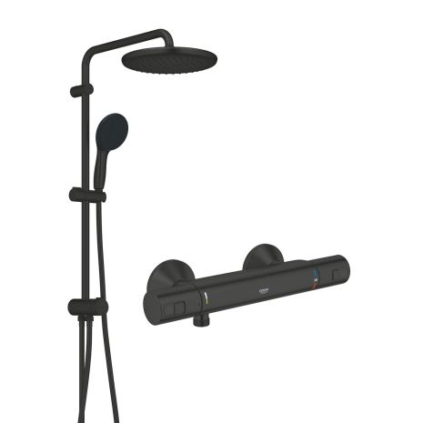 Смеситель термостатический для душа Grohe QuickFix Start Black UA303908T2