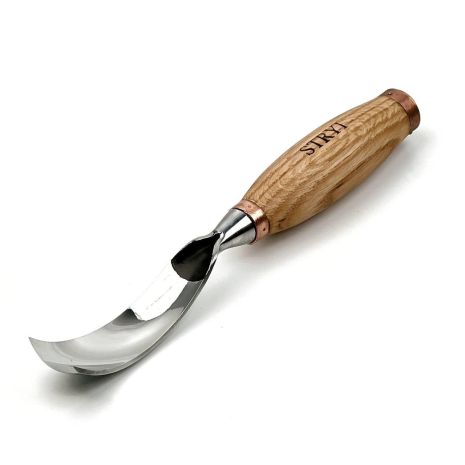 Стамеска клюкарза силовая полога 30 мм для резьбы по дереву “STRYI” Profi профиль №7