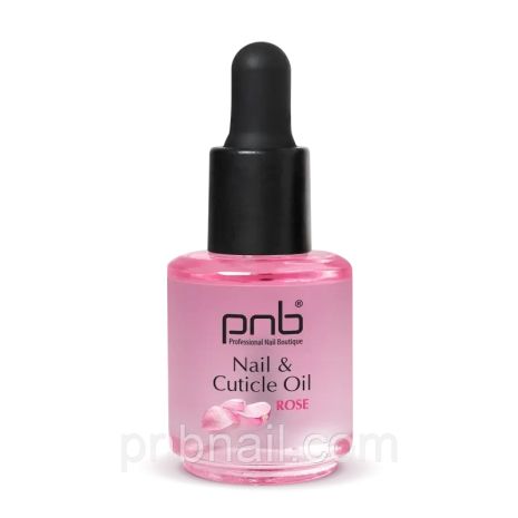 Олія для кутикули Nail&Cuticle Oil, Rose PNB, 15 мл