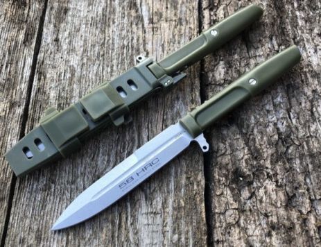 Ніж для туризму полювання та риболовлі Extrema Ratio 333 Green 24 см