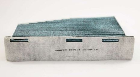 Фільтр салонний VW Caddy III/Golf V/Passat B6/Octavia 04> протиалергенний, вугільний, SHAFER (ECO181)