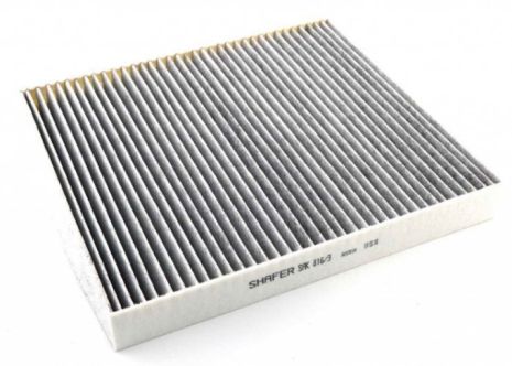 Фільтр салонний VW Polo, T-Cross, Skoda Kamiq, Scala, 17-, вугільний, замiнений на SAK816, SHAFER (SAK8163)