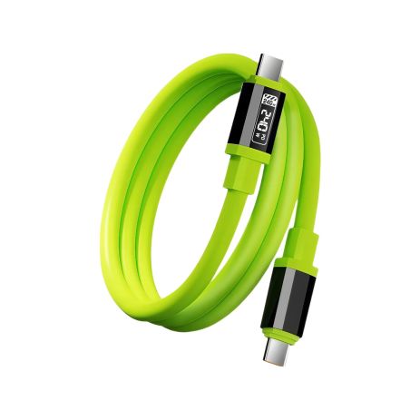 Кабель Type-C to Type-C 240W PD 5A 1m GREEN