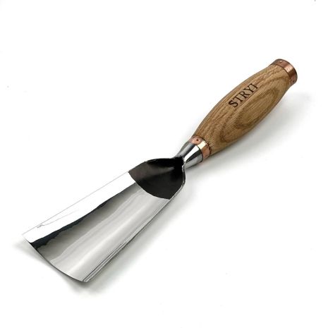 Стамеска ударно-силовая полога 70 мм для резьбы по дереву “STRYI” Profi профиль №7