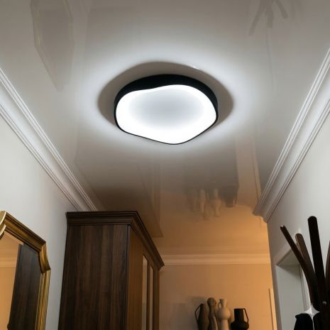 Світильник світлодіодний стельовий Diasha 35W до 8 м² колір Чорний 0471B BK