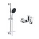 Змішувач для ванни Grohe QuickFix Get з душевою стійкою Vitalio Comfort 110 3288726929