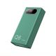 Корпус Multi-powerbank Q6 під елементи 21700 до 6 шт 100W PD 2xType-C 2xUSB-A Green
