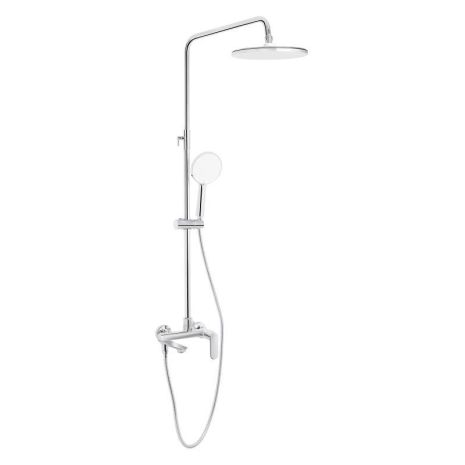 Універсальна душова система Qtap Evia на три споживачі з виливом QTEVI111CRM47583 Chrome Універсальна душова система Qtap Evia на три споживачі з виливом QTEVI111CRM47583 Chrome