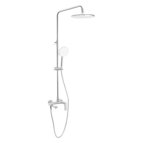 Універсальна душова система Qtap Evia на три споживачі з виливом QTEVI111CRM47583 Chrome