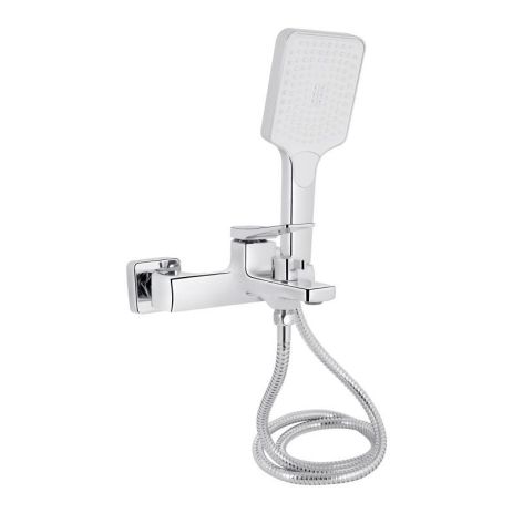 Ванный смеситель Qtap Nando с душевым набором QTNAN259CRM48651 Chrome