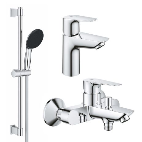 Набір змішувачів 3 в 1 для ванної кімнати Grohe QuickFix StartEdge S-Size UA202501SE