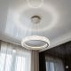 Подвесной светильник одно кольцо LED Diasha 52W до 12 м² цвет Золото 583-400G