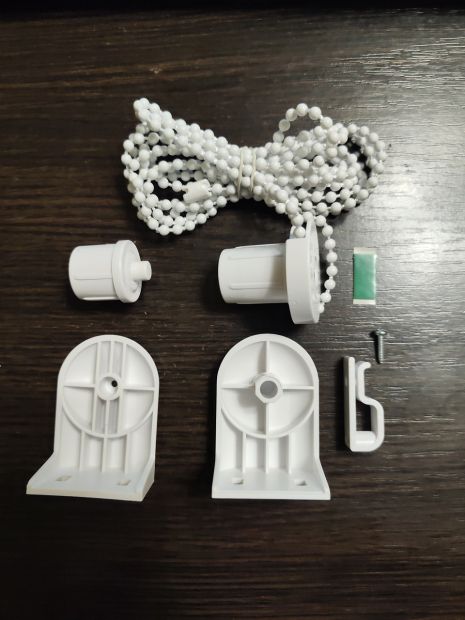 Комплект держателей для рулонных штор 25мм