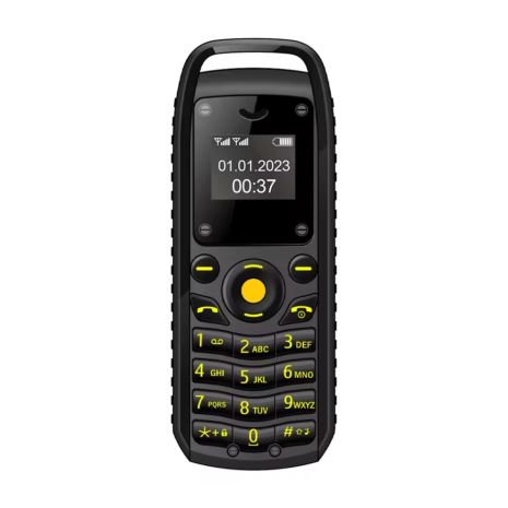 Міні телефон-гарнітура SERVO B25, 2 SIM-картки, Bluetooth, 380mAh Black