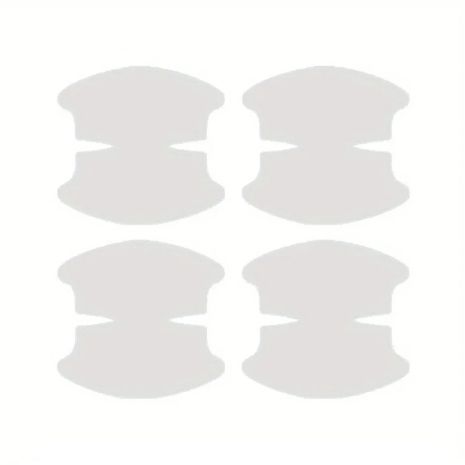 Захисна плівка під дверні ручки автомобіля універсальна 9.5x7.5 см прозора комплект 4шт