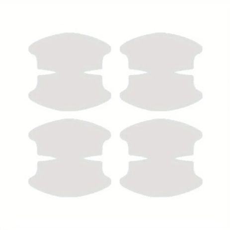 Захисна плівка під дверні ручки автомобіля універсальна 9.5x7.5 см прозора комплект 4шт