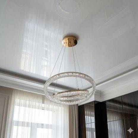 Регульована підвіска два кільця Diasha 70W до 16 м² колір Золото 1712/600+400G