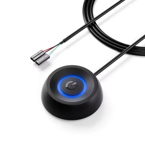 Виносна кнопка включення ПК TEUCER X3-BK з LED підсвічуванням, JFP1 Power switch interface 1.8m black