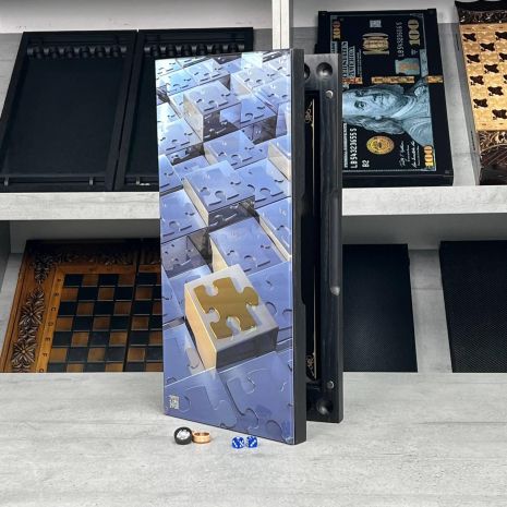 Нарди скляні Пазл 50х25см