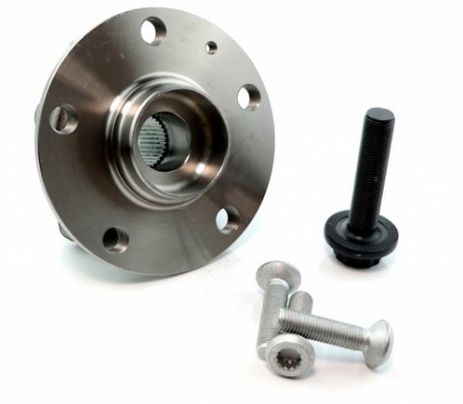 Ступица передняя VW, Golf V-VI, 04-, (3 болта), ABS+, монт. ккт.+, SHAFER (SH15461K)