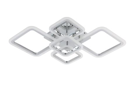 Люстра стельова світлодіодна для вітальні та спальні VALESO 2055/5 Білий 100W