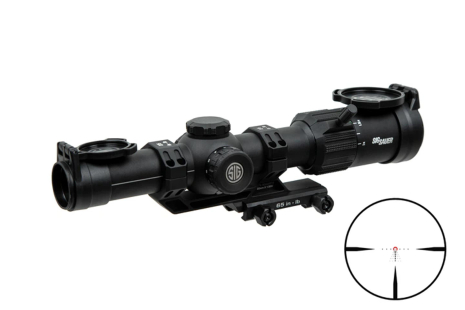 Оптичний приціл Sig Sauer TANGO MSR 1-6X24MM, 30MM, SFP. Сітка MSR BDC6 з підсвічуванням Оптичний приціл Sig Sauer TANGO MSR 1-6X24MM, 30MM, SFP. Сітка MSR BDC6 з підсвічуванням