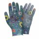 Трикотажні рукавички з ПУ покриттям частковим, сині, р8, манжет, SIGMA 9446561