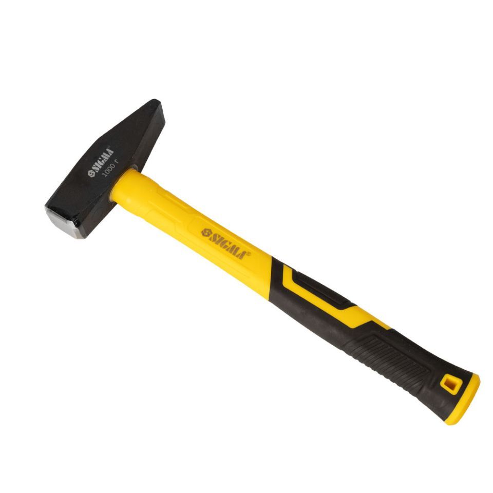 Молоток 1000г слюсарний фібергласова рукоятка SIGMA 4316101 Молоток 1000г слюсарний фібергласова рукоятка SIGMA 4316101