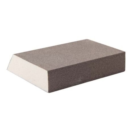 Шлифовальная четырехсторонняя губка угловая 110×90×25мм P240 (9130511) SIGMA Шлифовальная четырехсторонняя губка угловая 110×90×25мм P240 (9130511) SIGMA