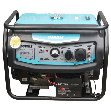 Генератор бензиновый 230В 6.0/6.5кВт 4-х тактный электрозапуск SIGMA 5710491